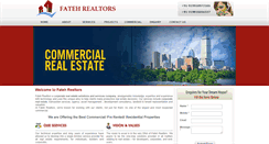 Desktop Screenshot of fatehrealtors.com